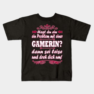 Gaming mädchen video spiele Konsole Frauen Kids T-Shirt